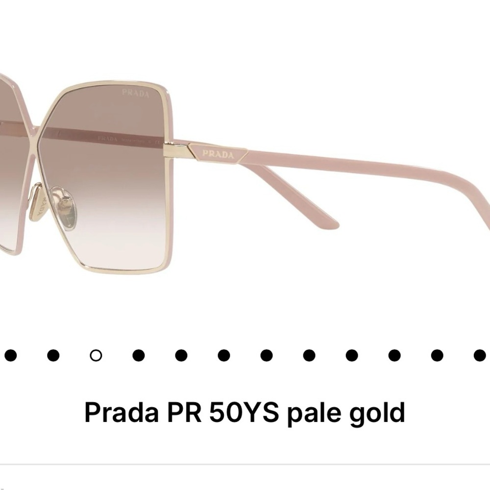 Prada Women's Sunglasses in Pale Gold - Picture 2 of 8